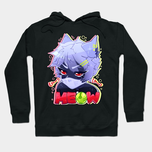 MEOW #2 Hoodie by bekkie